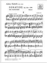 Sonatines Op. 151 et 168 - DIABELLI - Partition - Piano